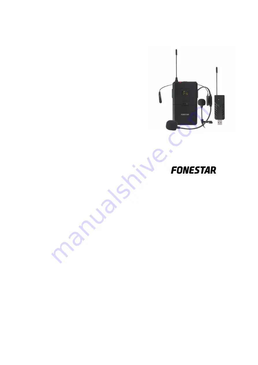 FONESTAR WI-MIC Quick Start Manual Download Page 1