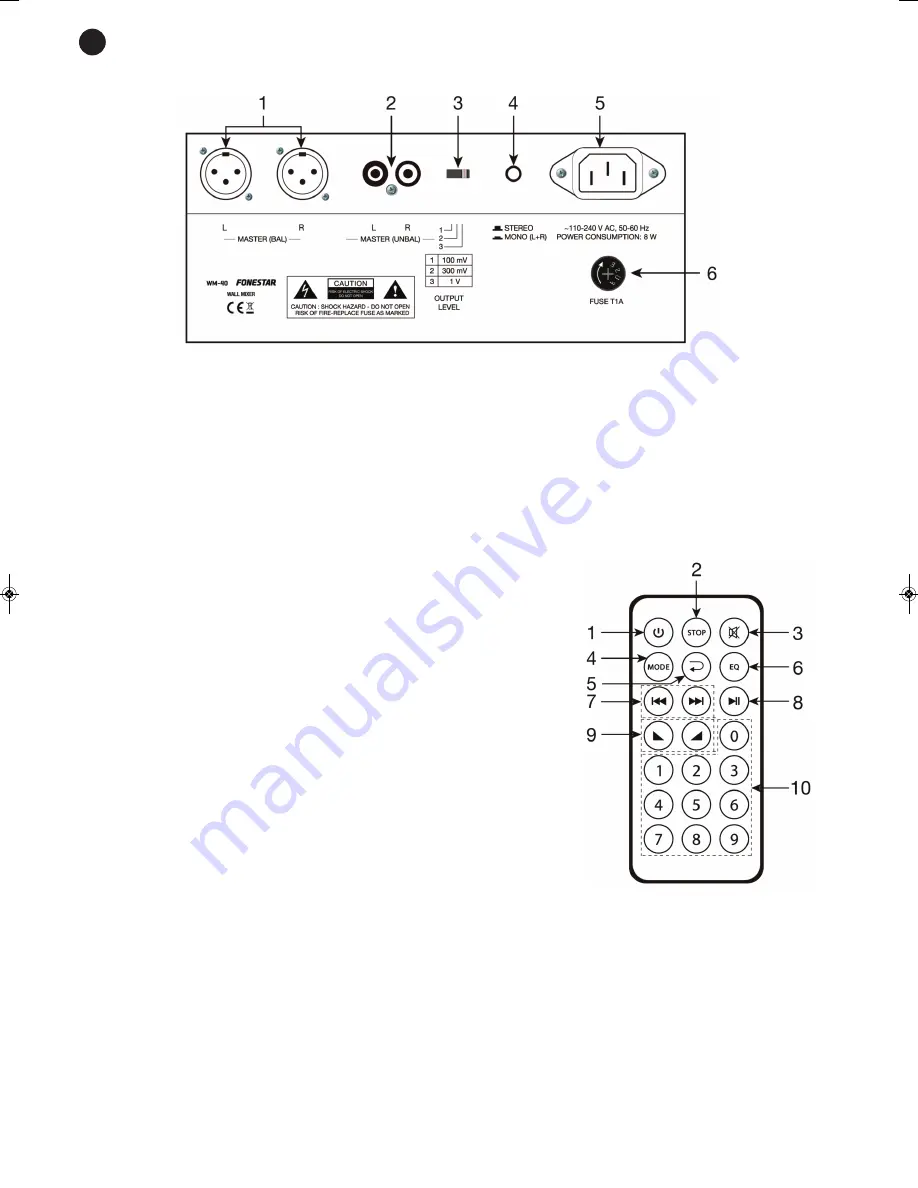 FONESTAR WM-40 Скачать руководство пользователя страница 6