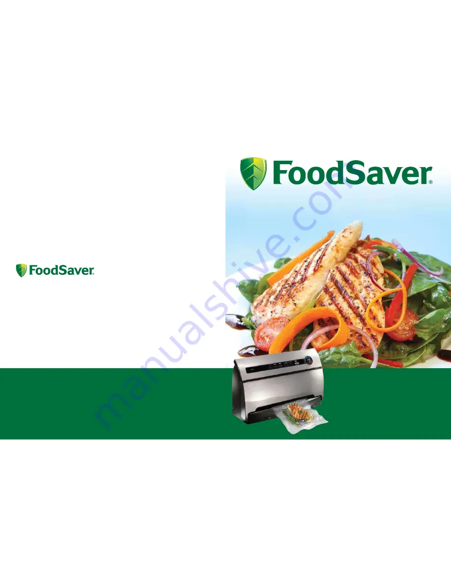 FoodSaver V3800 series Скачать руководство пользователя страница 1