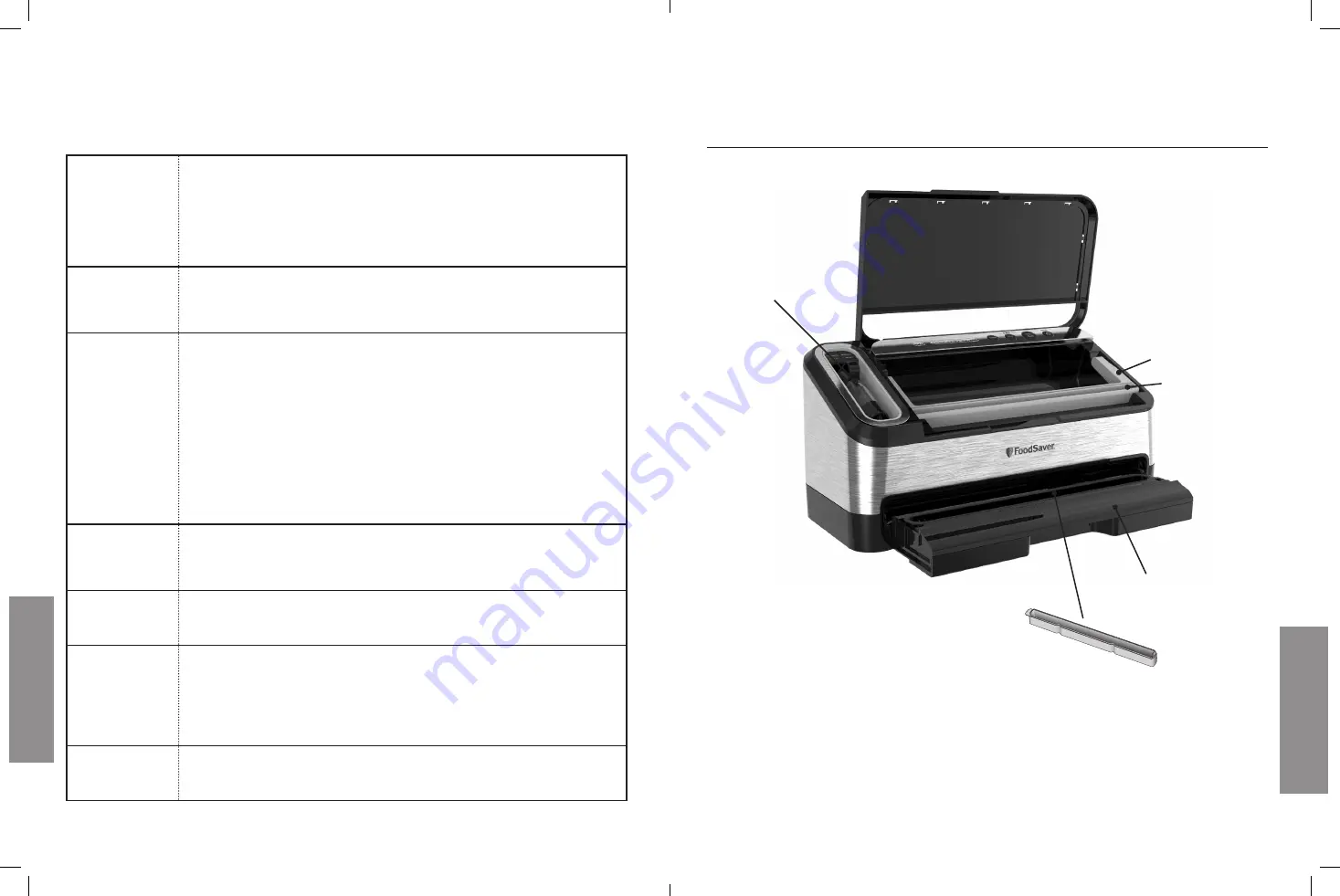 FoodSaver V4800 series Owner'S Manual Download Page 24