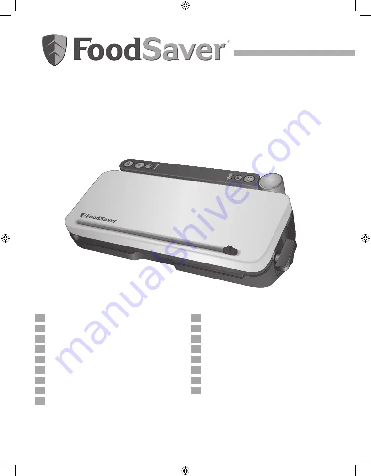 FoodSaver VS3190X Reference Manual Download Page 1