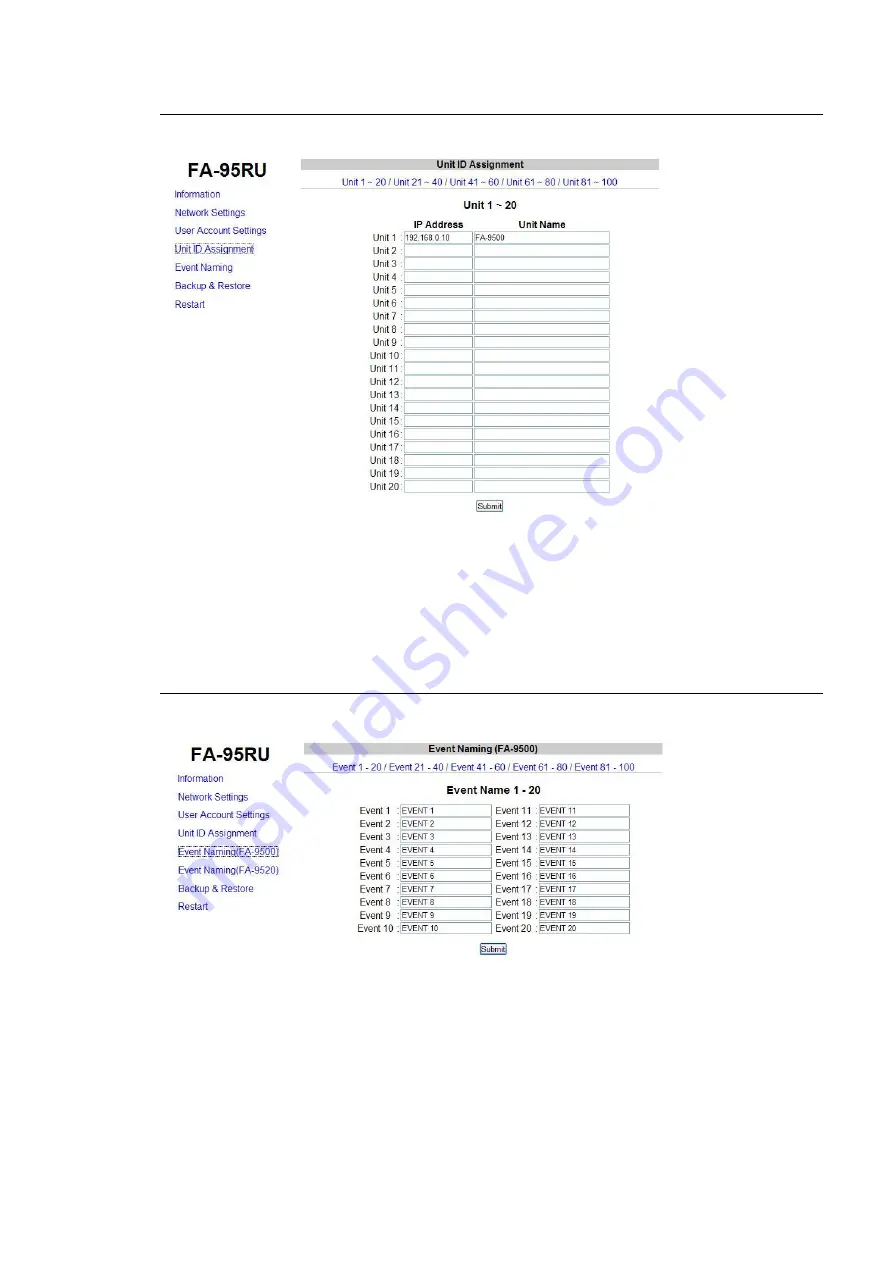 FOR-A FA-95AIO Operation Manual Download Page 33