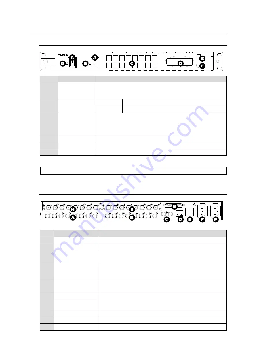 FOR-A MFR-1000 Operation Manual Download Page 9