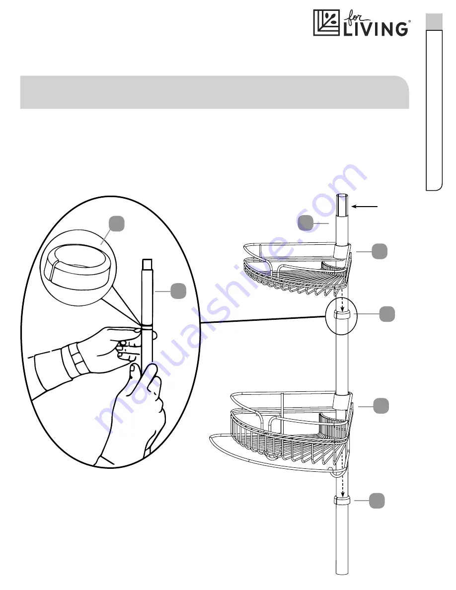 for Living 063-2487-0 Assembly Instructions Manual Download Page 7