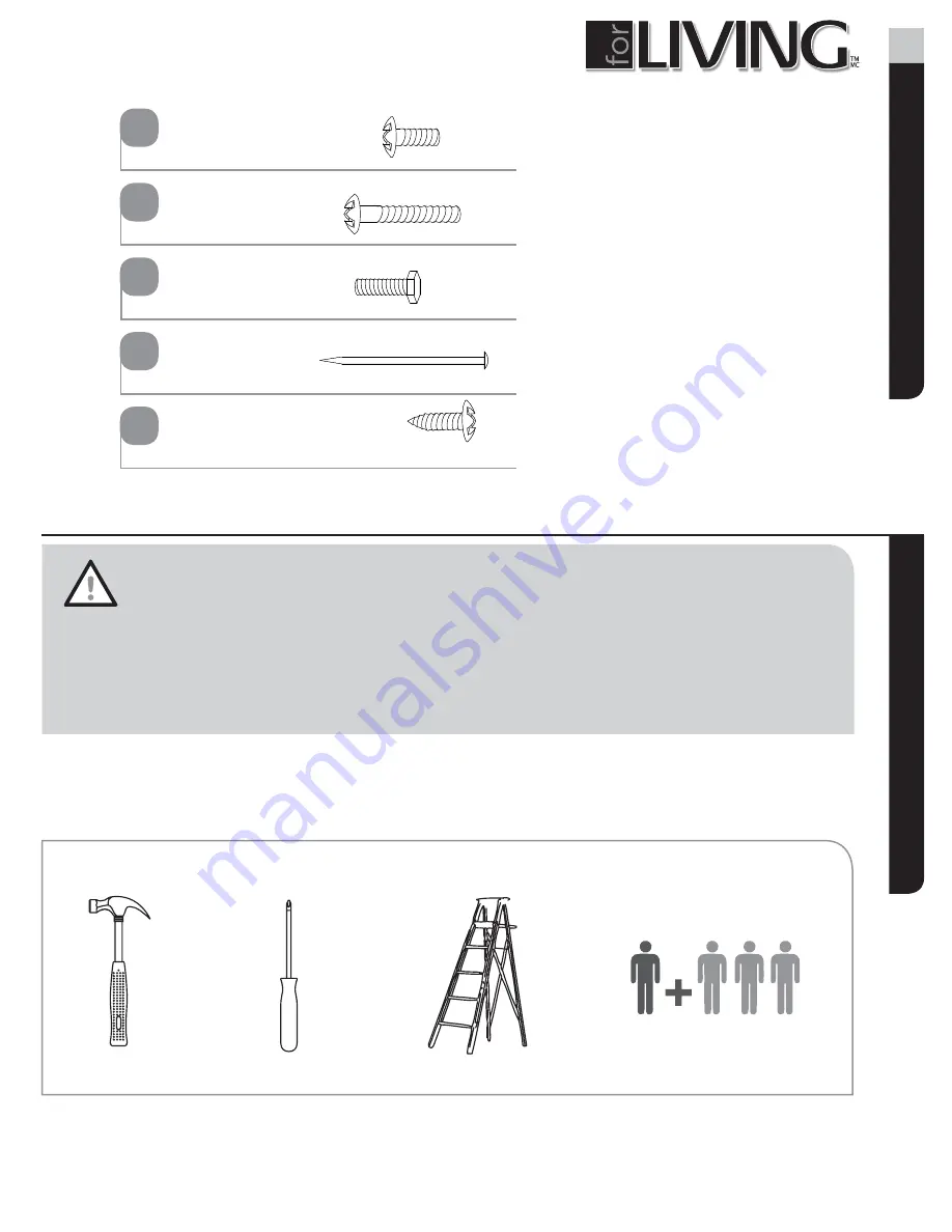 for Living 085-1244-2 Assembly Instructions Manual Download Page 5