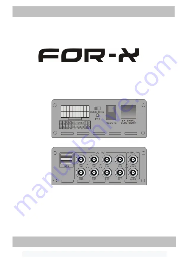 For-x MAESTRO-8DSP User Manual Download Page 1