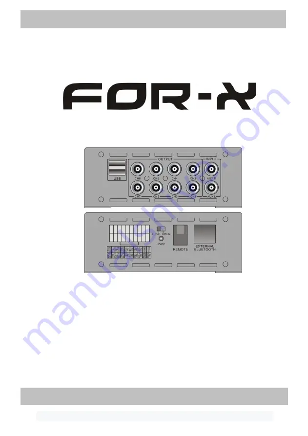 For-x XQ-48DSP Скачать руководство пользователя страница 1