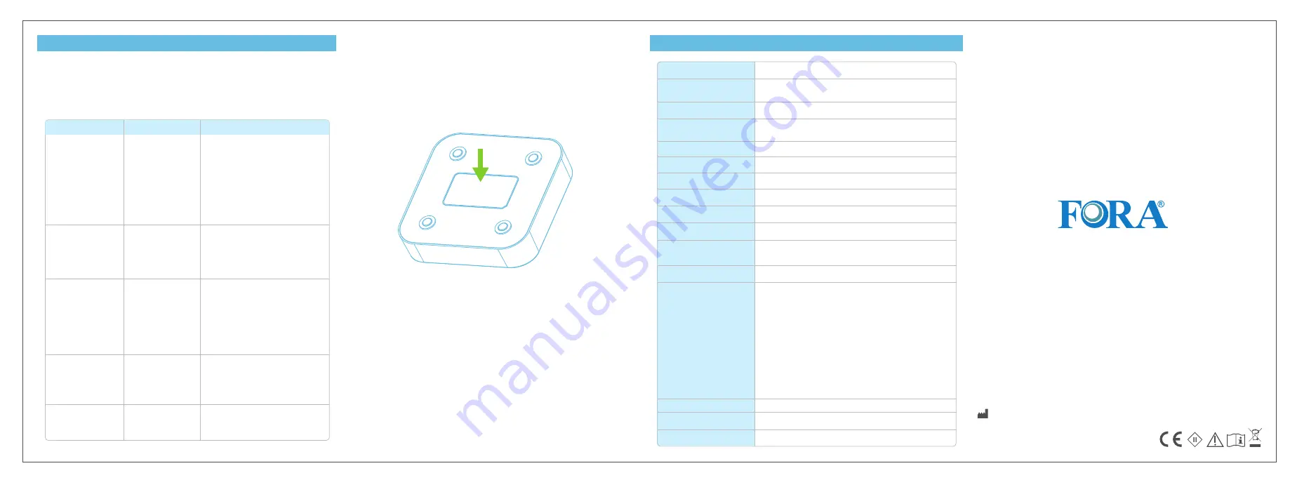 Fora TD-9017G Quick Start Manual Download Page 6