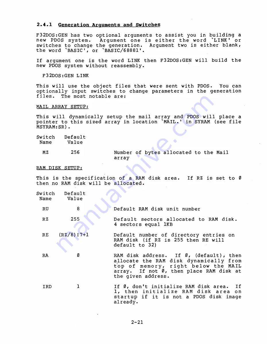 Force Computers miniFORCE 2P/32 User Manual Download Page 93