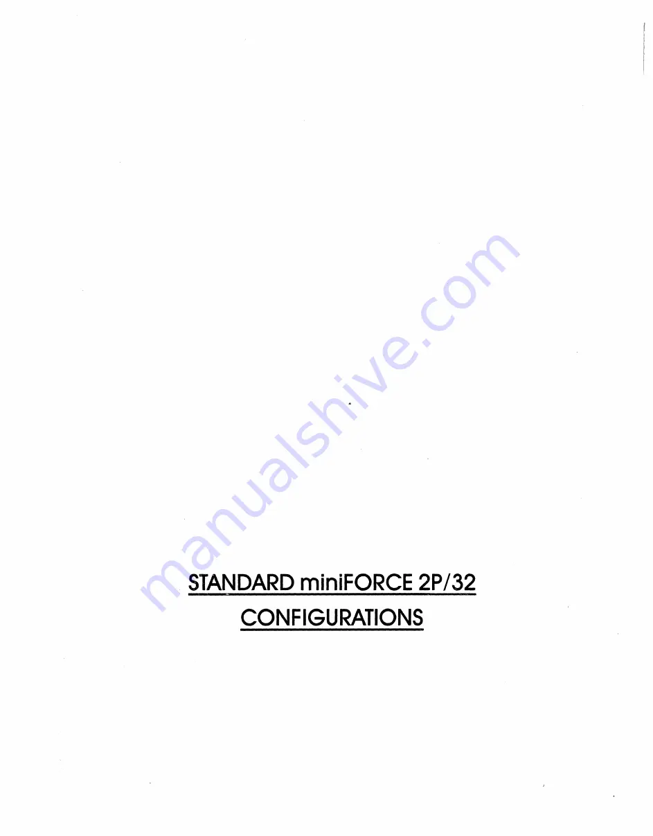 Force Computers miniFORCE 2P/32 User Manual Download Page 153