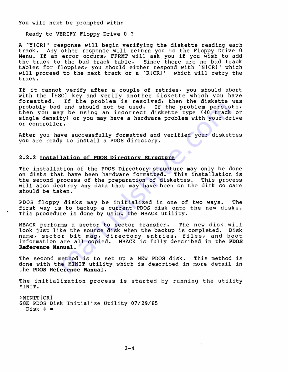 Force Computers miniFORCE 2P/32 User Manual Download Page 188