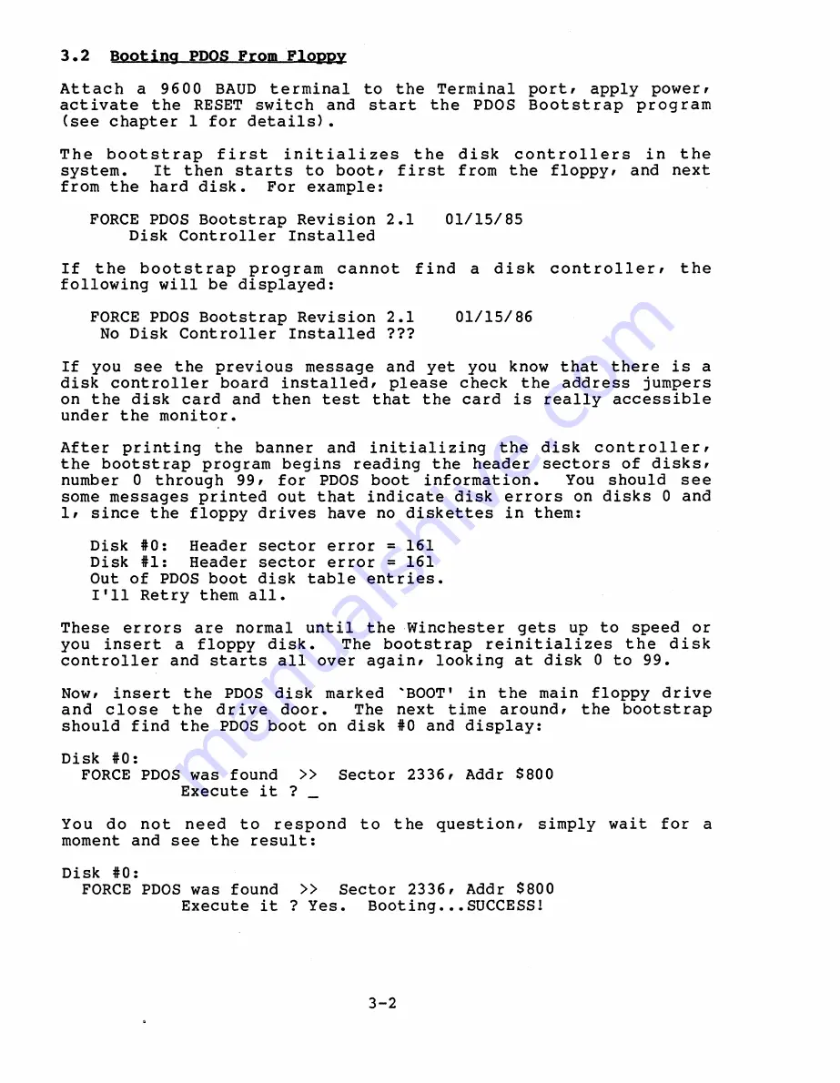 Force Computers miniFORCE 2P/32 User Manual Download Page 216