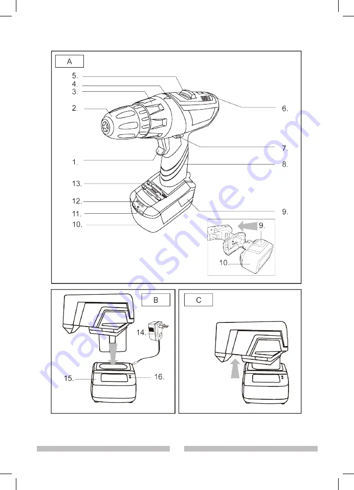 Force 18 V NiCd PT100118 Operator'S Manual Download Page 8