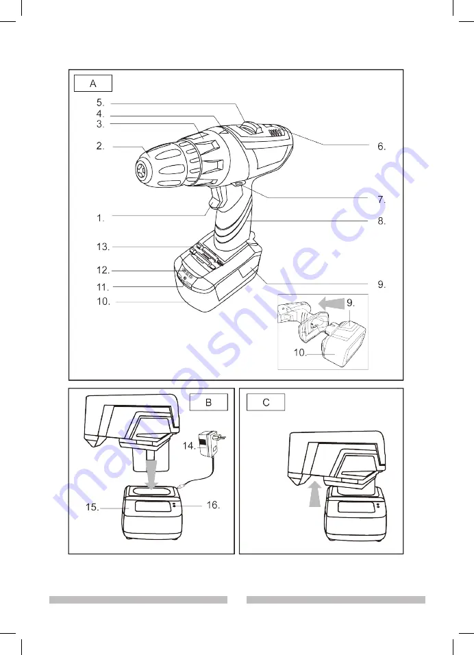 Force 18 V NiCd PT100118 Operator'S Manual Download Page 18