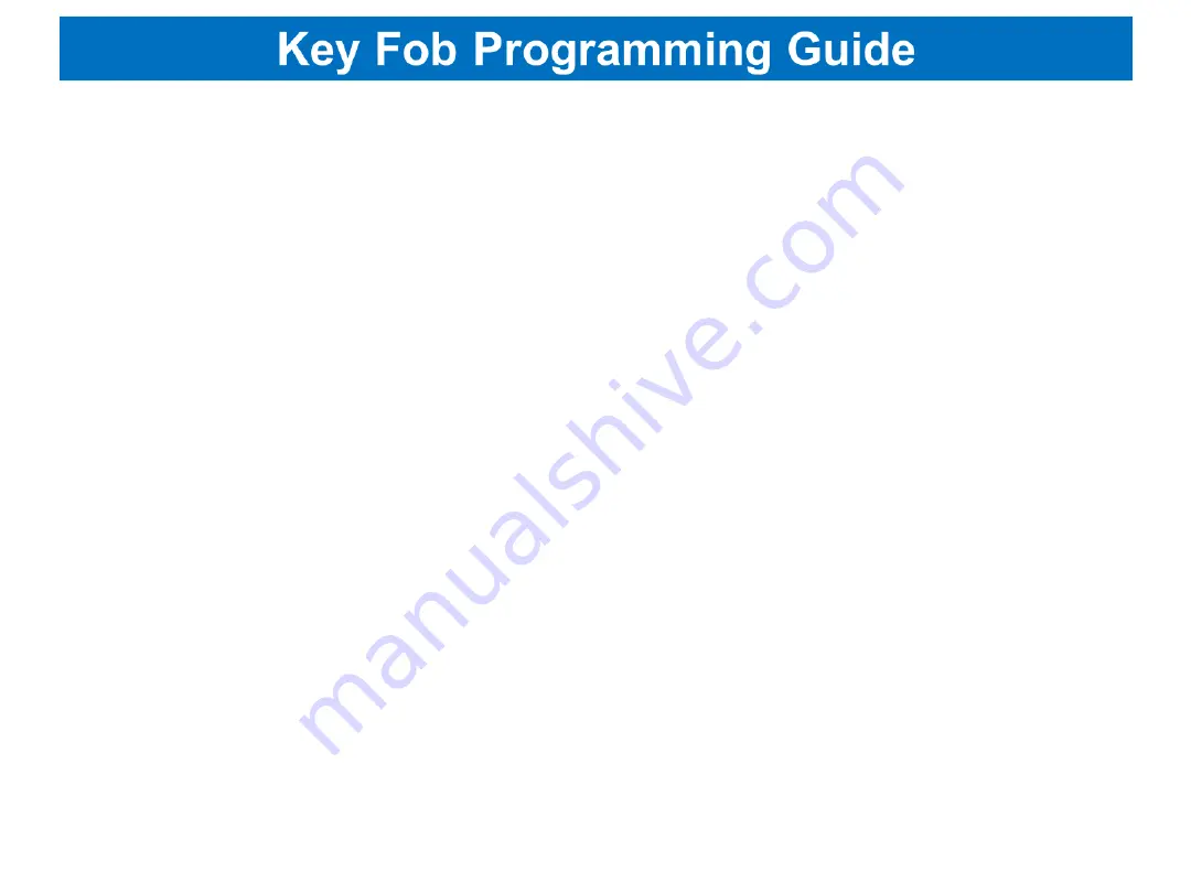 Ford 164-R8092 Programming Manual Download Page 11