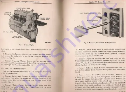 Ford 1941 4-cylinder engine Repair Manual Download Page 5