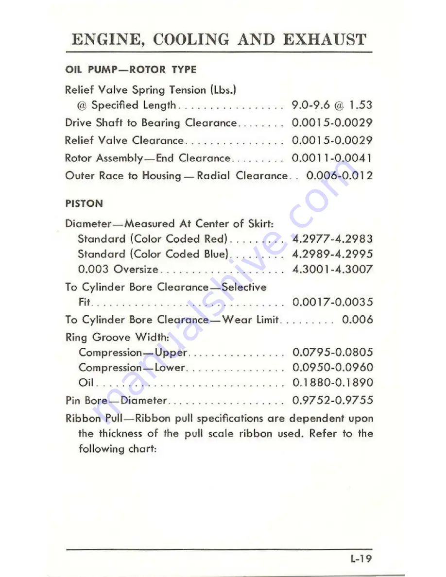 Ford 1961 Comet Service Specifications Handbook Download Page 164