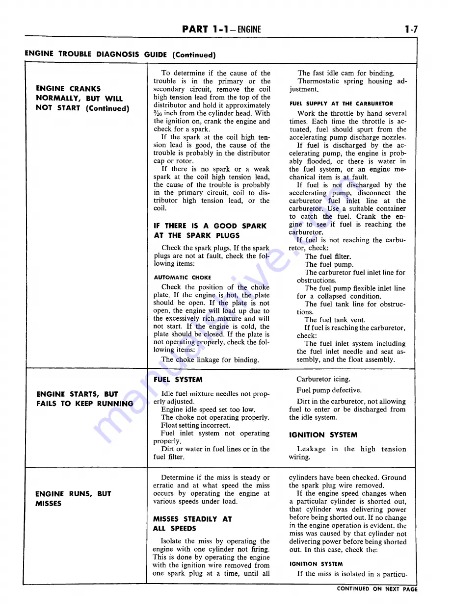 Ford 1962 Thunderbird Shop Manual Download Page 13