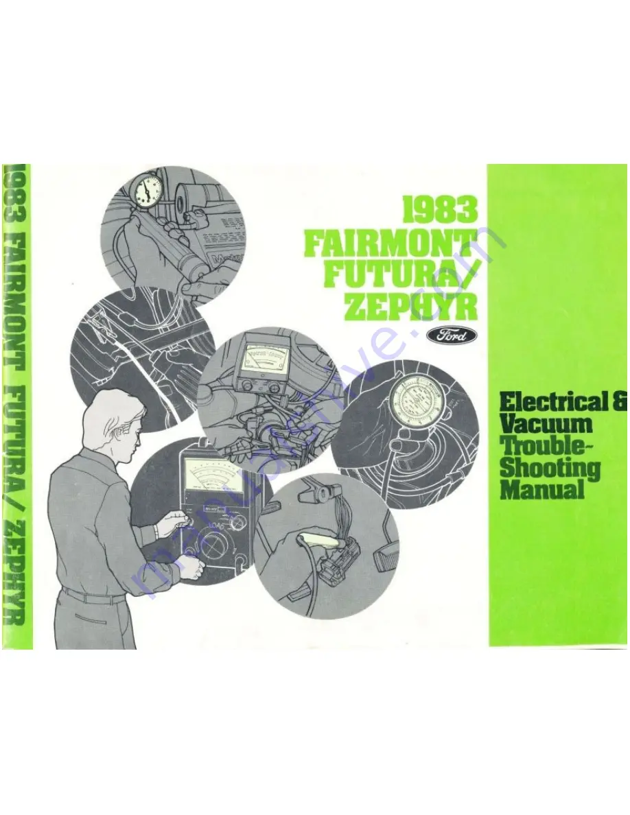 Ford 1983 Fairmont Futura Troubleshooting Manual Download Page 1