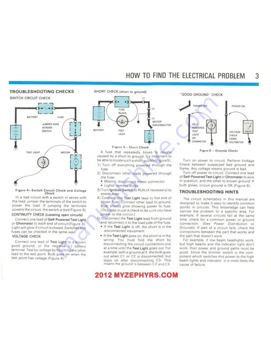 Ford 1983 Fairmont Futura Troubleshooting Manual Download Page 4