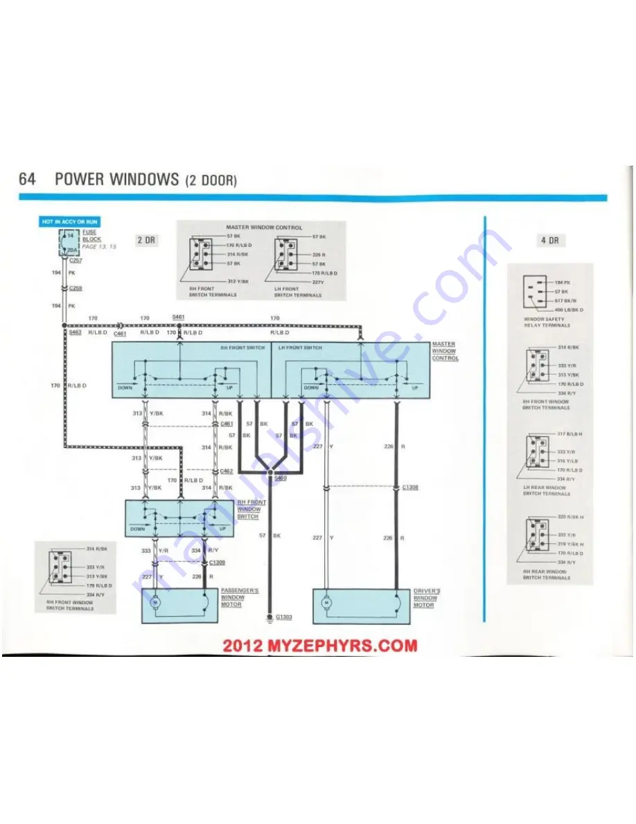 Ford 1983 Fairmont Futura Troubleshooting Manual Download Page 65