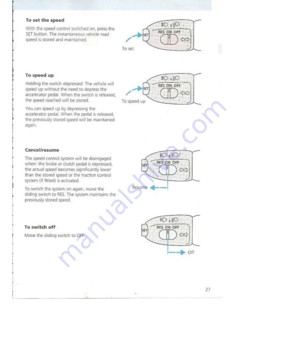 Ford 1995 Galaxy Owner'S Handbook Manual Download Page 29