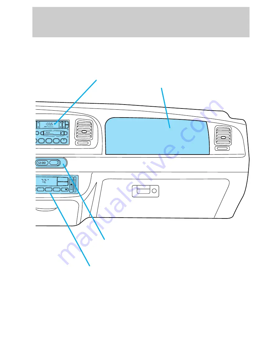 Ford 1998 Crown Victoria Owner'S Manual Download Page 5