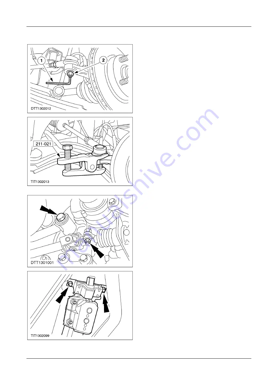 Ford 2002 Bantam Workshop Manual Download Page 308