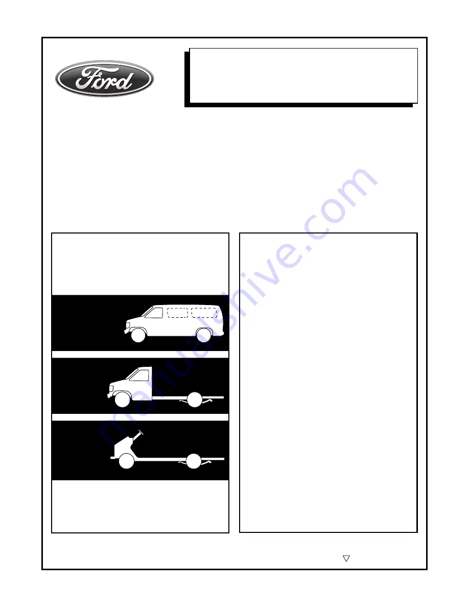 Ford 2005 E-Series Скачать руководство пользователя страница 1