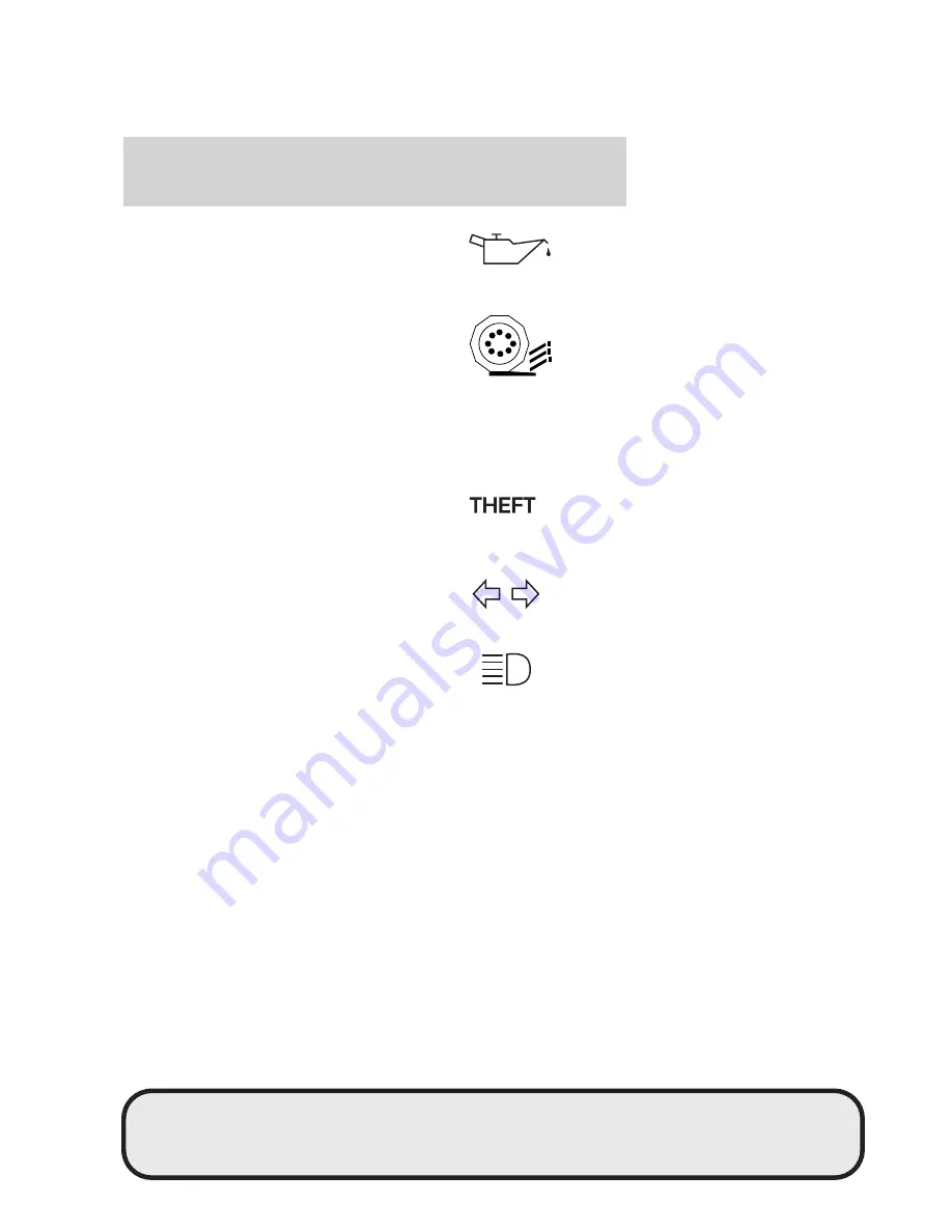 Ford 2005 Taurus Owner'S Manual Download Page 12