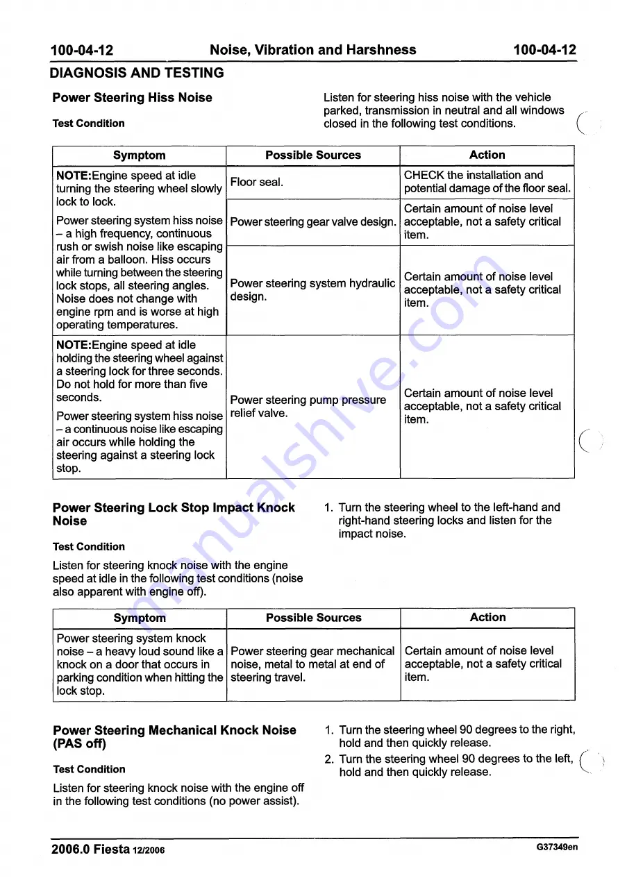 Ford 2007 WQ Fiesta Repair Manual Download Page 68