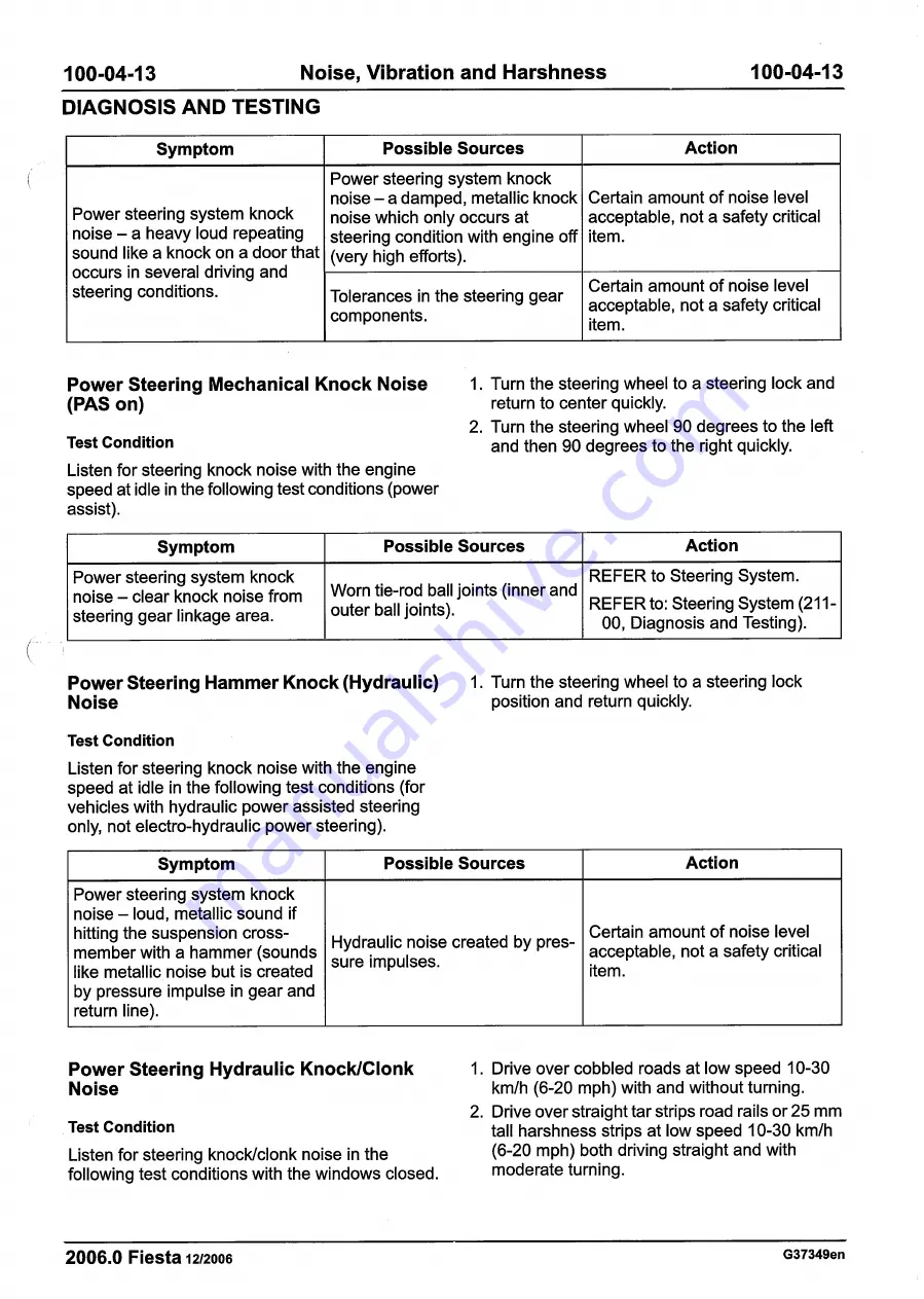 Ford 2007 WQ Fiesta Repair Manual Download Page 69