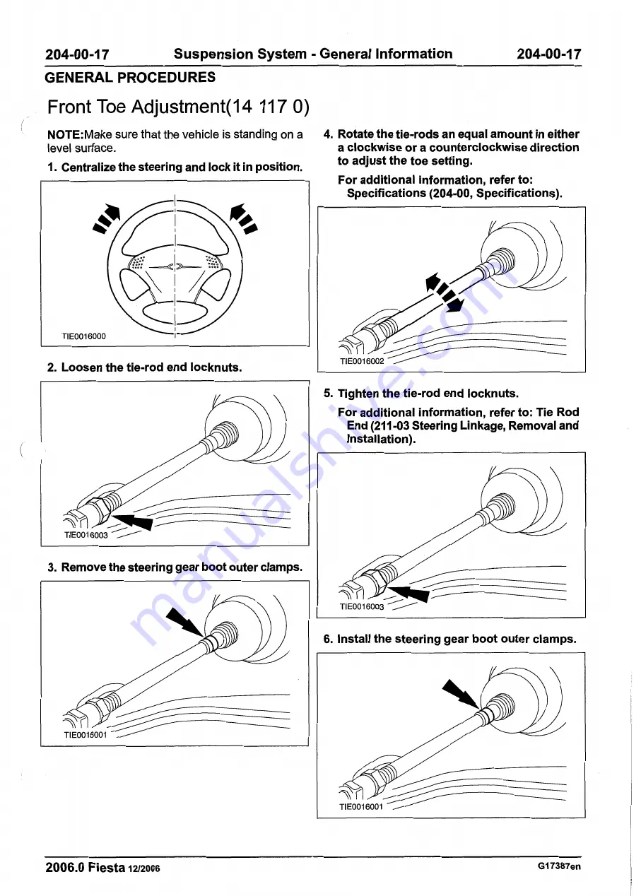 Ford 2007 WQ Fiesta Repair Manual Download Page 97