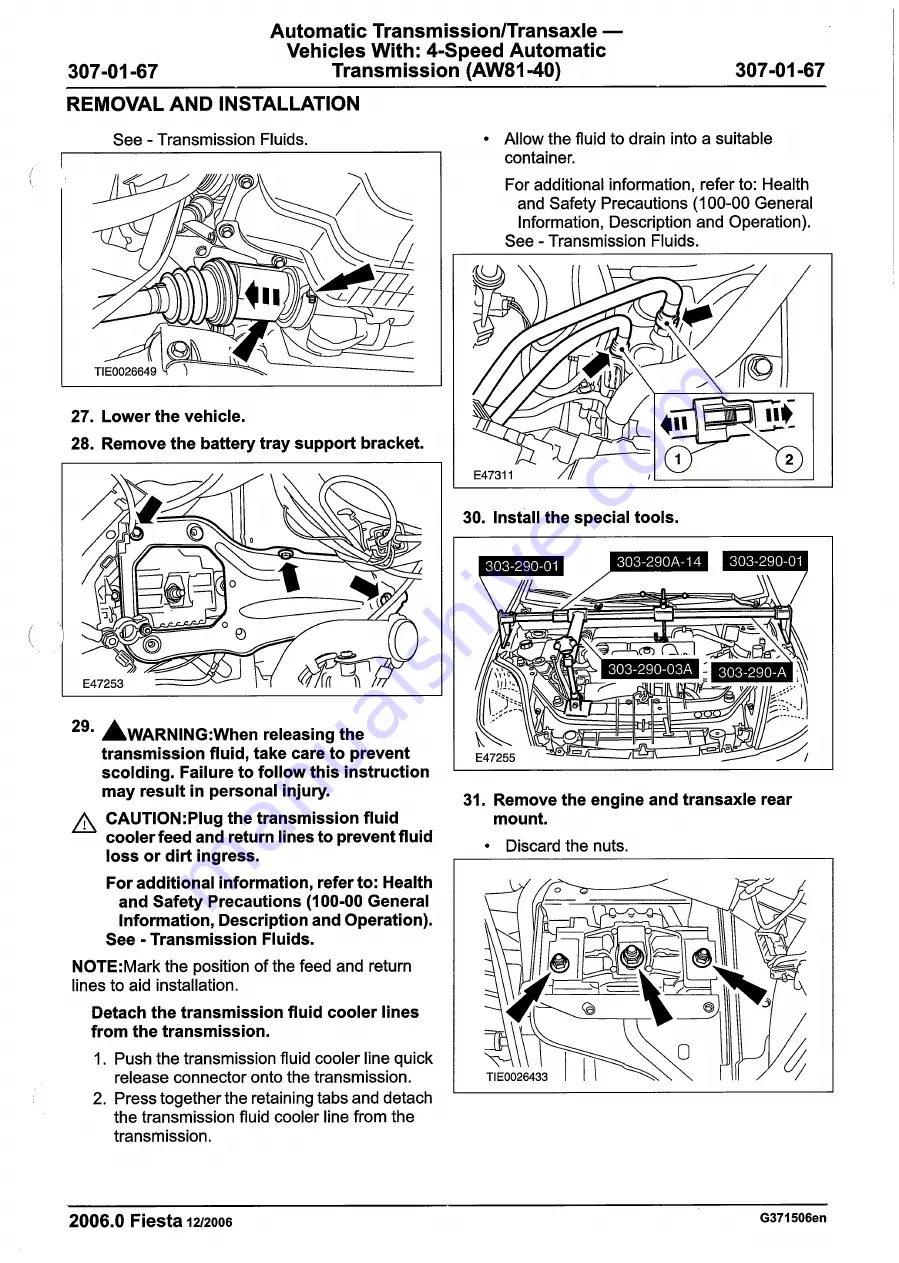 Ford 2007 WQ Fiesta Repair Manual Download Page 1027