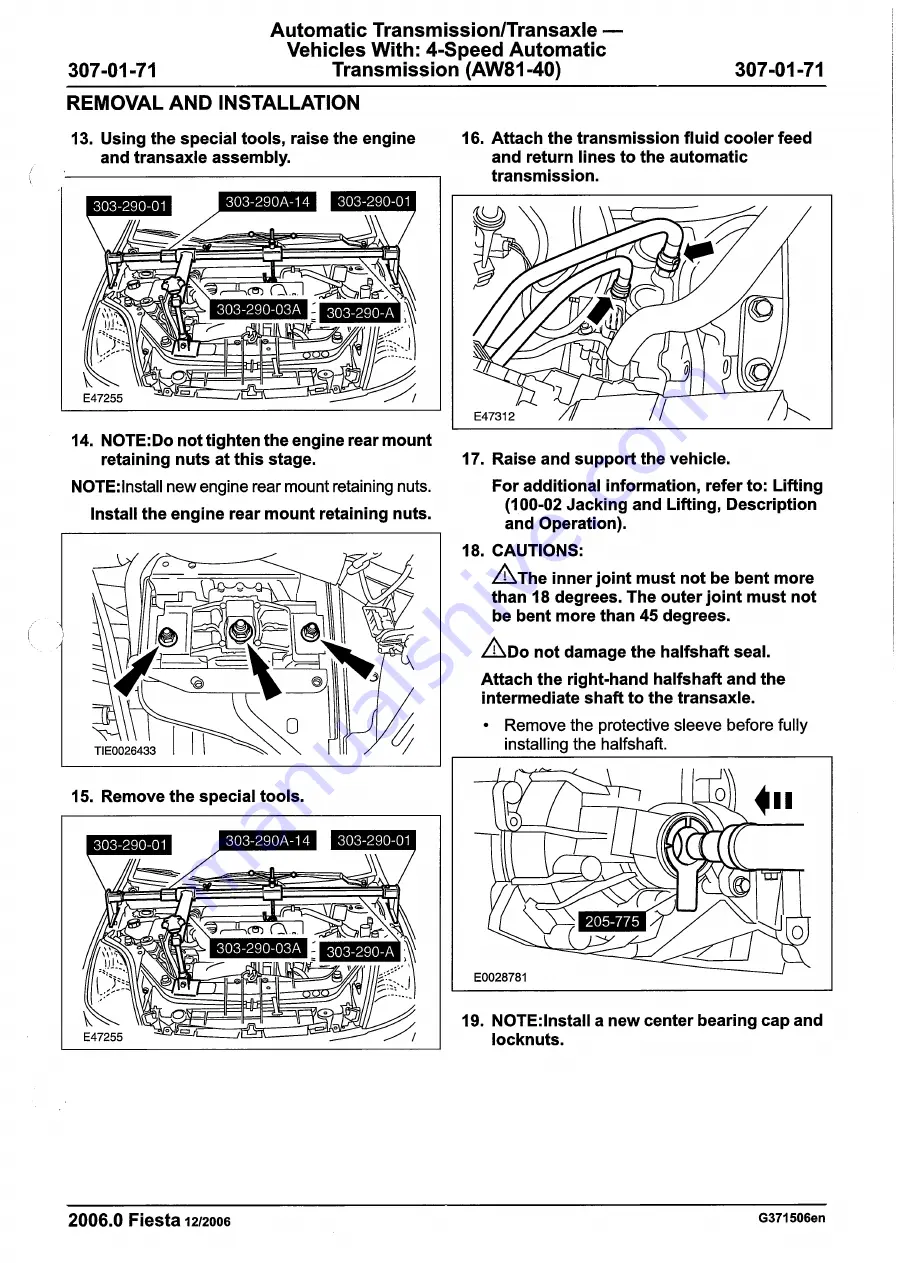 Ford 2007 WQ Fiesta Скачать руководство пользователя страница 1031