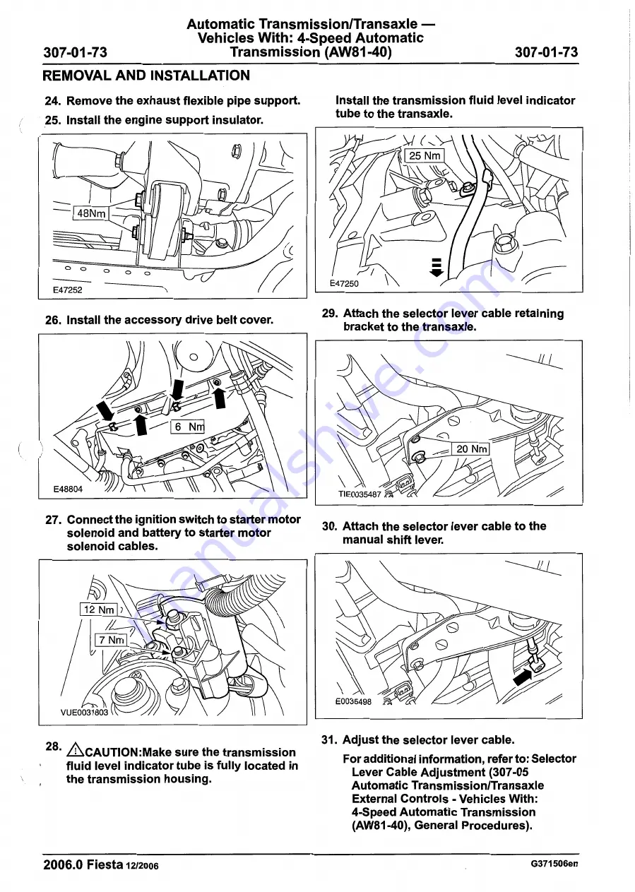 Ford 2007 WQ Fiesta Repair Manual Download Page 1033