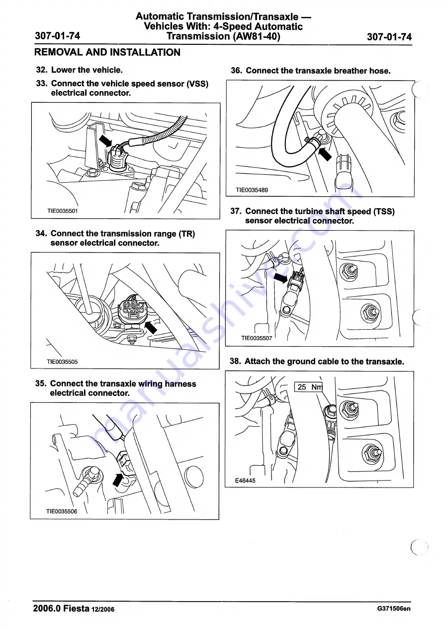 Ford 2007 WQ Fiesta Repair Manual Download Page 1034