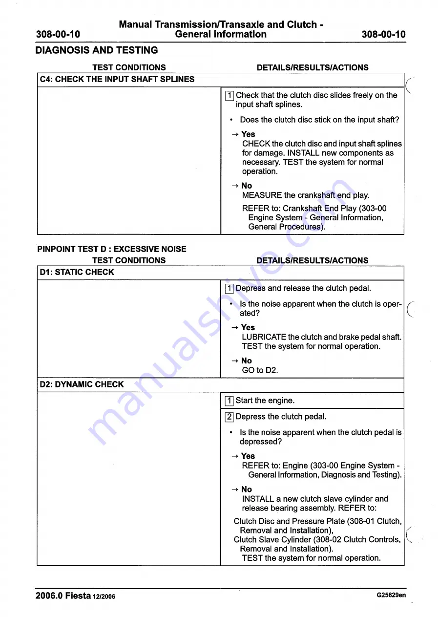 Ford 2007 WQ Fiesta Repair Manual Download Page 1068