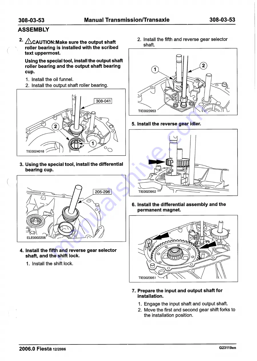 Ford 2007 WQ Fiesta Repair Manual Download Page 1143