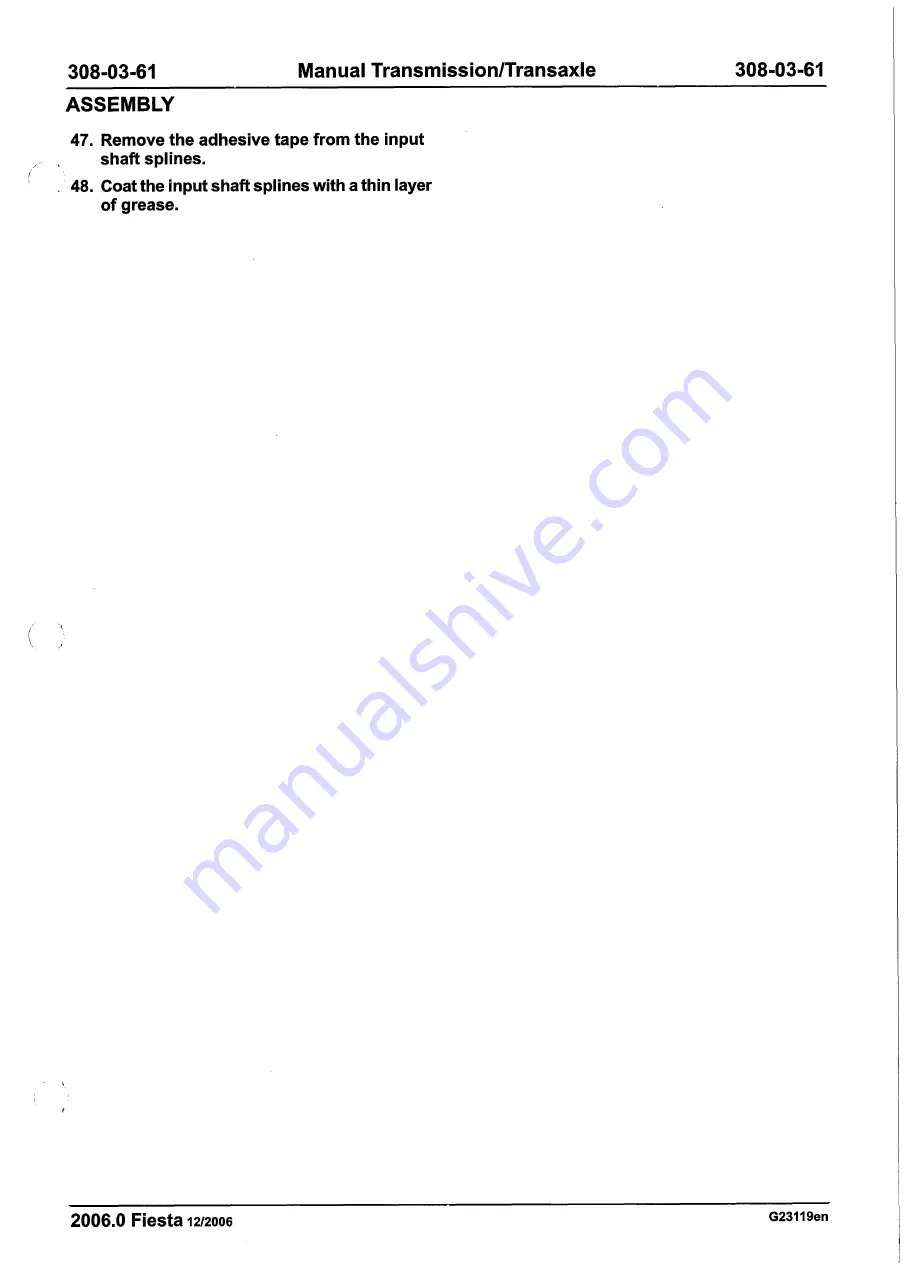 Ford 2007 WQ Fiesta Repair Manual Download Page 1151