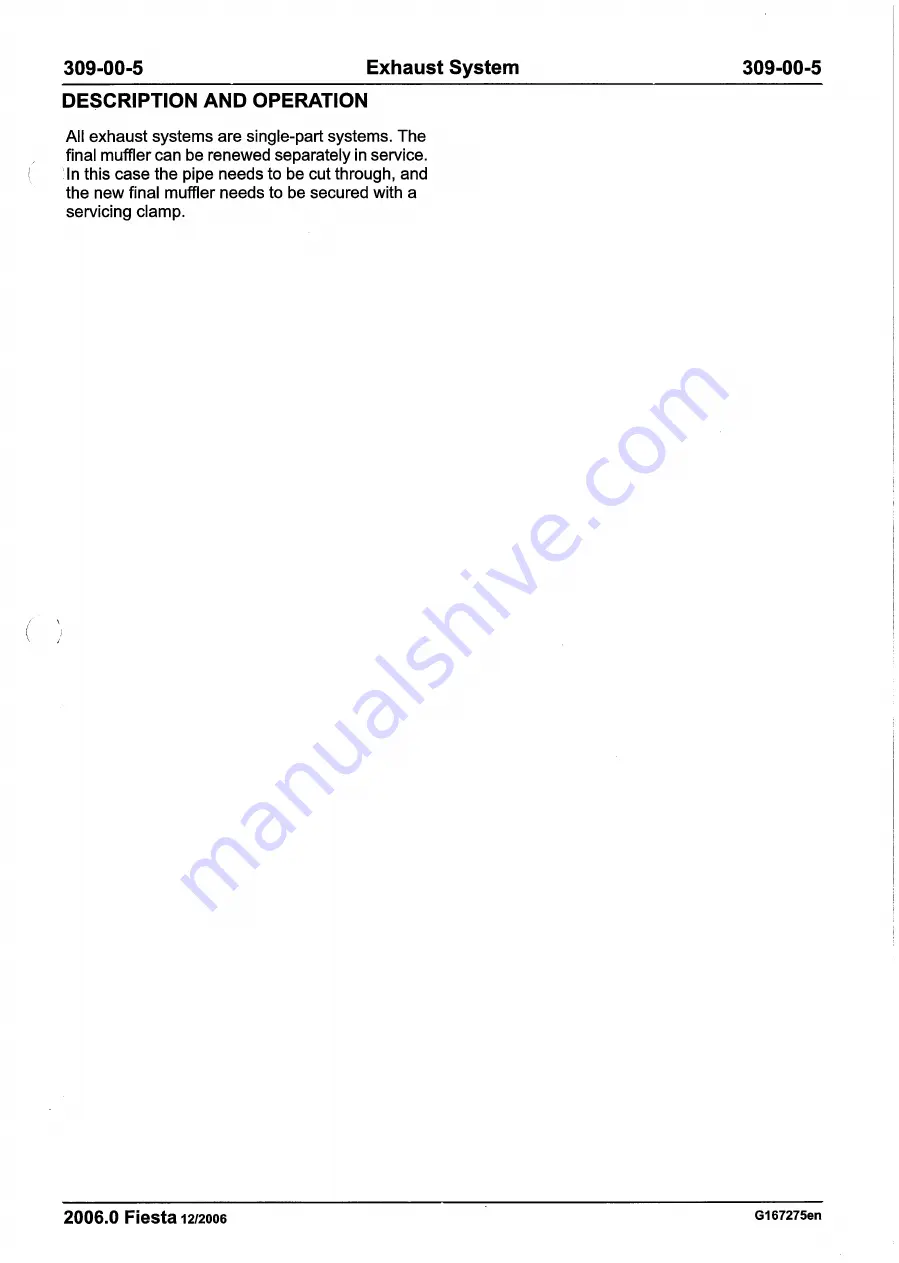 Ford 2007 WQ Fiesta Repair Manual Download Page 1181