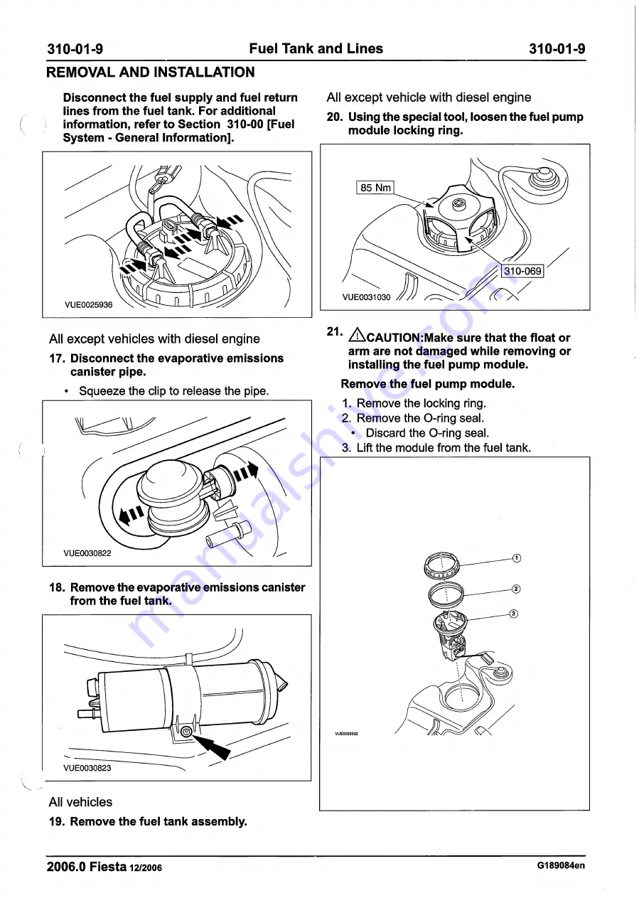 Ford 2007 WQ Fiesta Repair Manual Download Page 1207