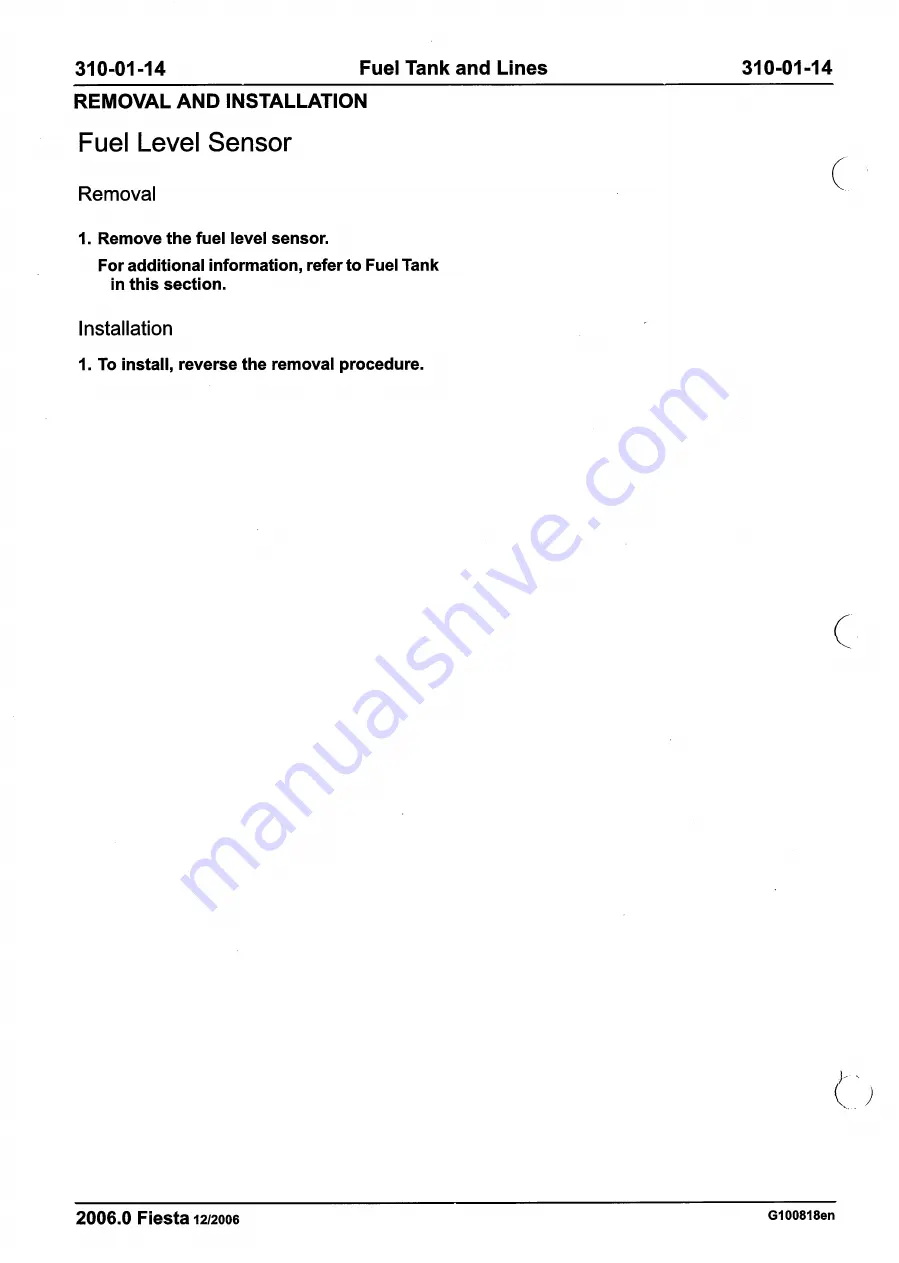 Ford 2007 WQ Fiesta Repair Manual Download Page 1212