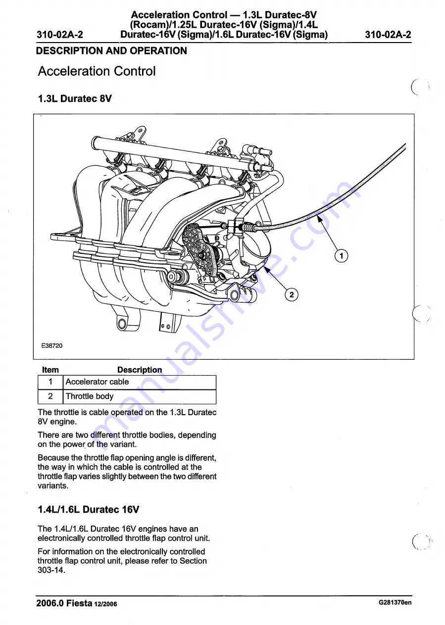 Ford 2007 WQ Fiesta Repair Manual Download Page 1216