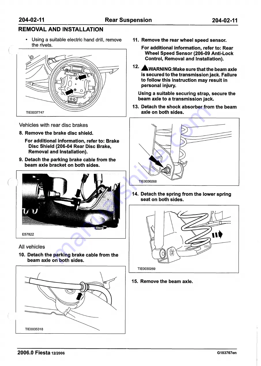 Ford 2007 WQ Fiesta Скачать руководство пользователя страница 133