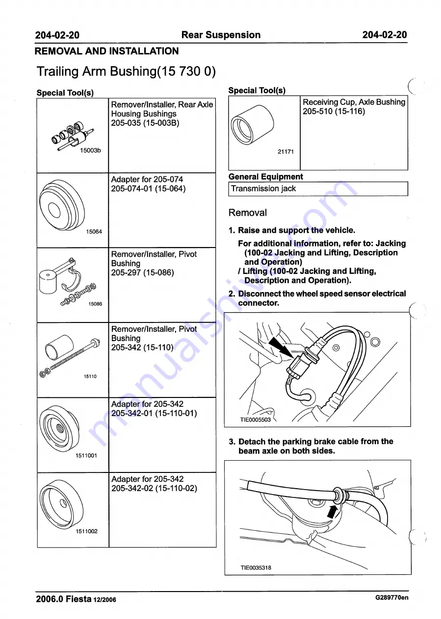 Ford 2007 WQ Fiesta Скачать руководство пользователя страница 142