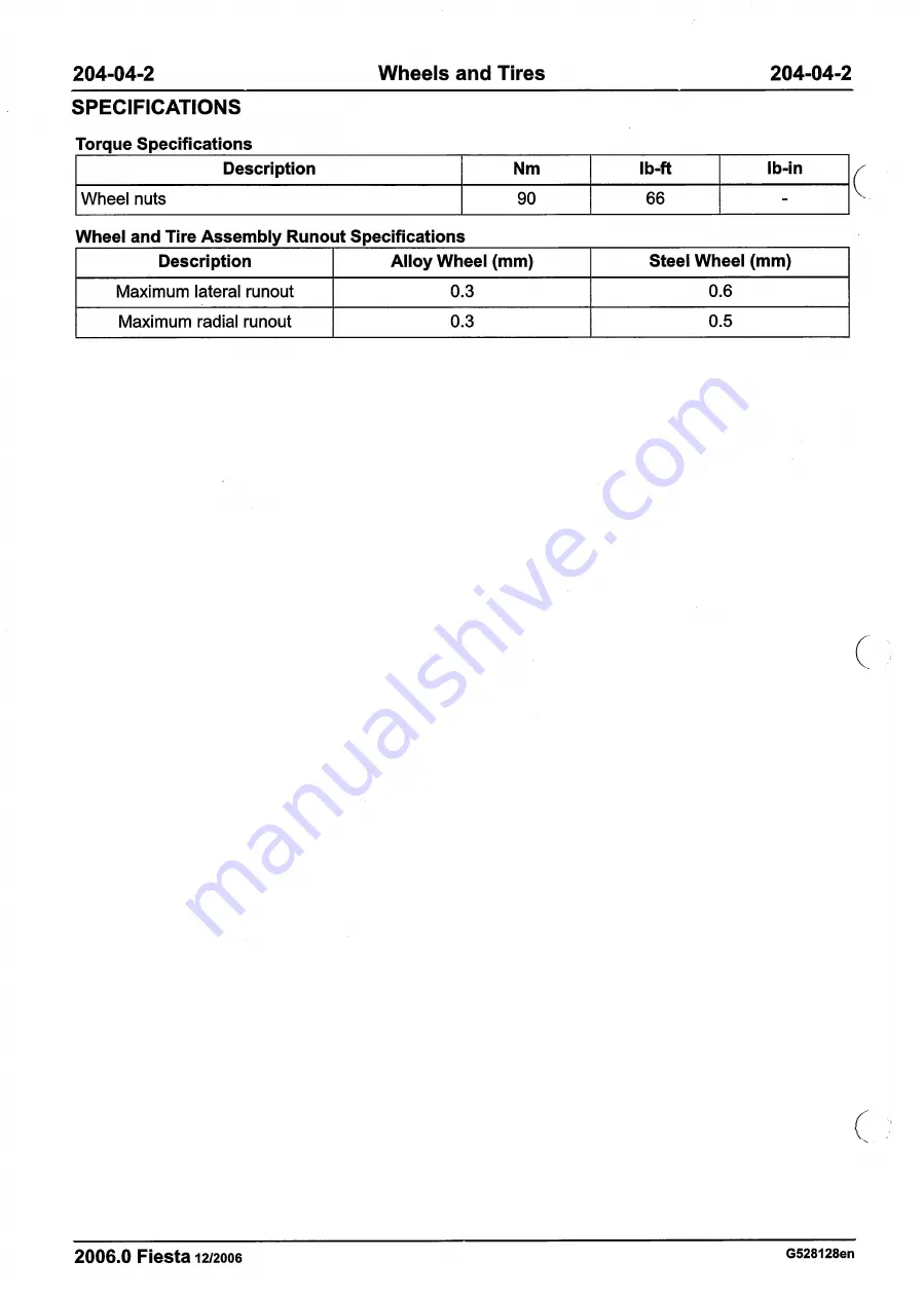 Ford 2007 WQ Fiesta Repair Manual Download Page 146