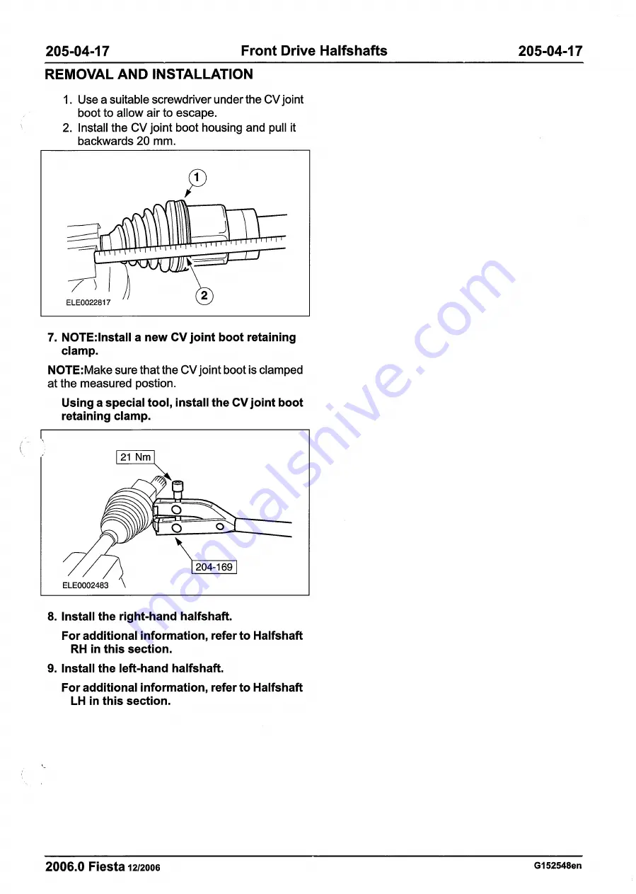 Ford 2007 WQ Fiesta Repair Manual Download Page 169