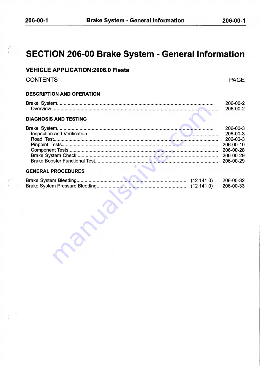 Ford 2007 WQ Fiesta Скачать руководство пользователя страница 173