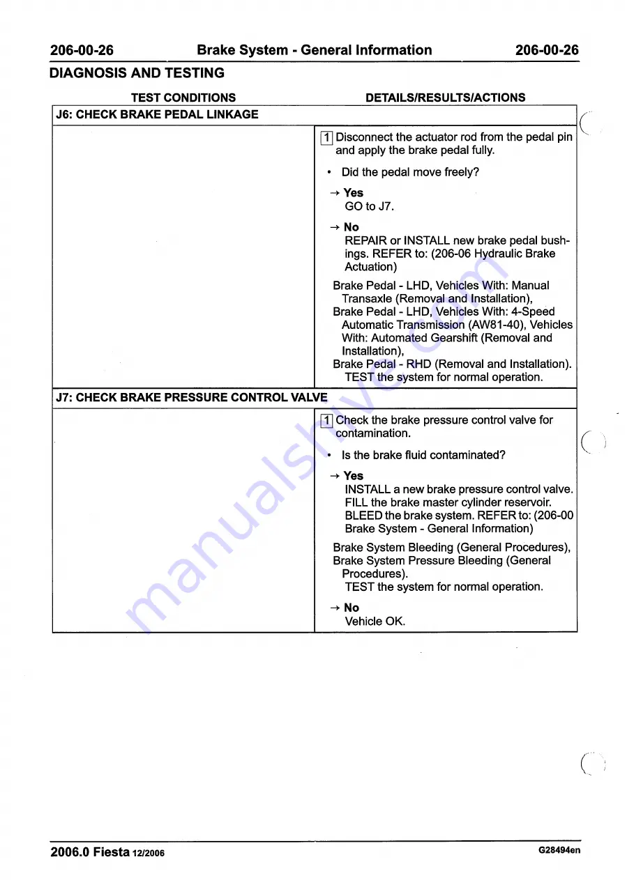 Ford 2007 WQ Fiesta Repair Manual Download Page 198